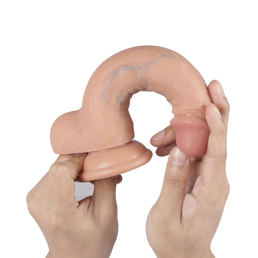Xise Dildo Series Archie Flesh 21 cm Realistik Penis XS-WBC10042