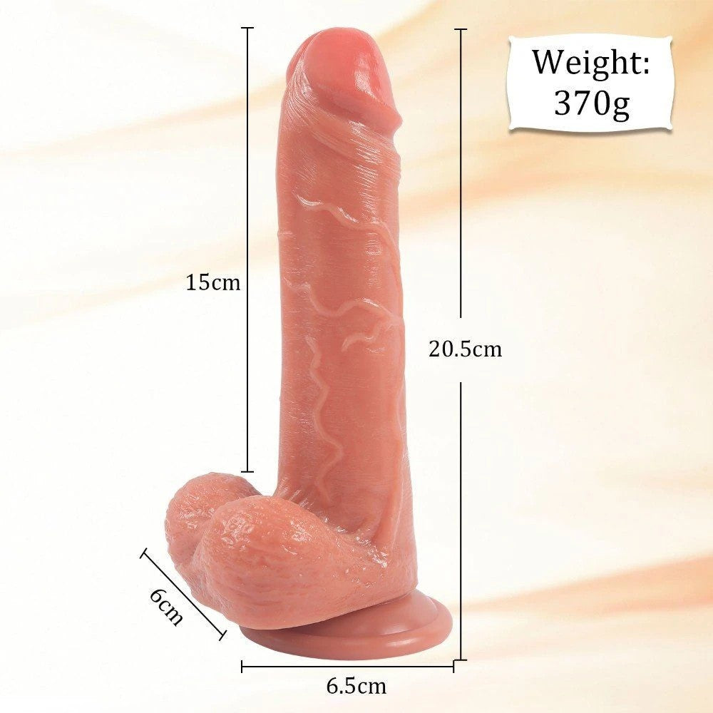 Shequ Harriet 20.5 cm İleri Geri Hareketli Realistik Penis SQ-WBC10027-V