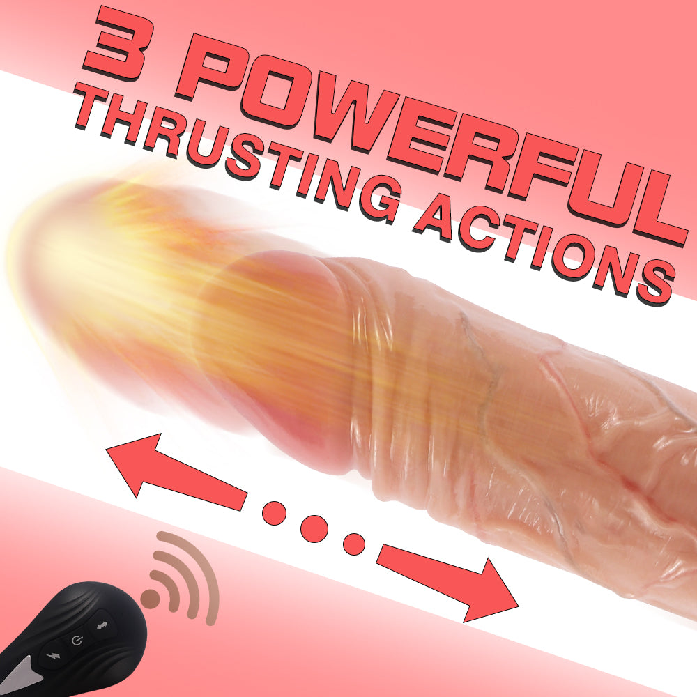 Shequ Marvin Dildo 20.5 cm İleri Geri Hareketli Penis SQ-WBD10140-V