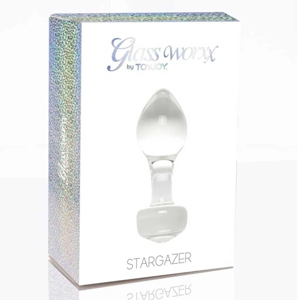 ToyJoy Glass Worxx Stargazer Plug Cam Dildo