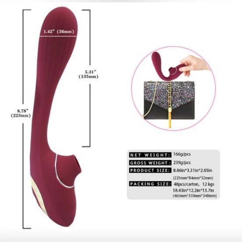 Quarrel Intense Luxe G Noktası ve Klitoris Vibratör Violet