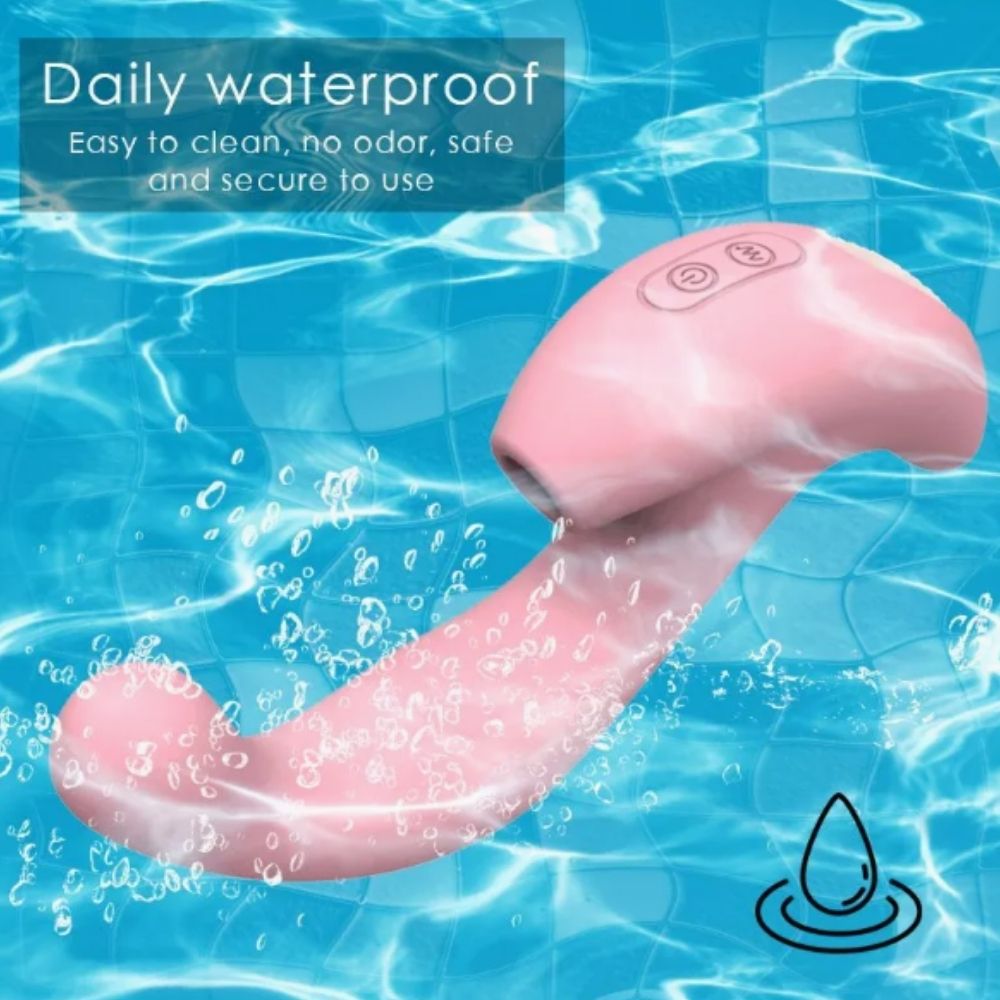 Vera Suck Vibration G-Stimulation Emiş Güçlü Vibratör Pink