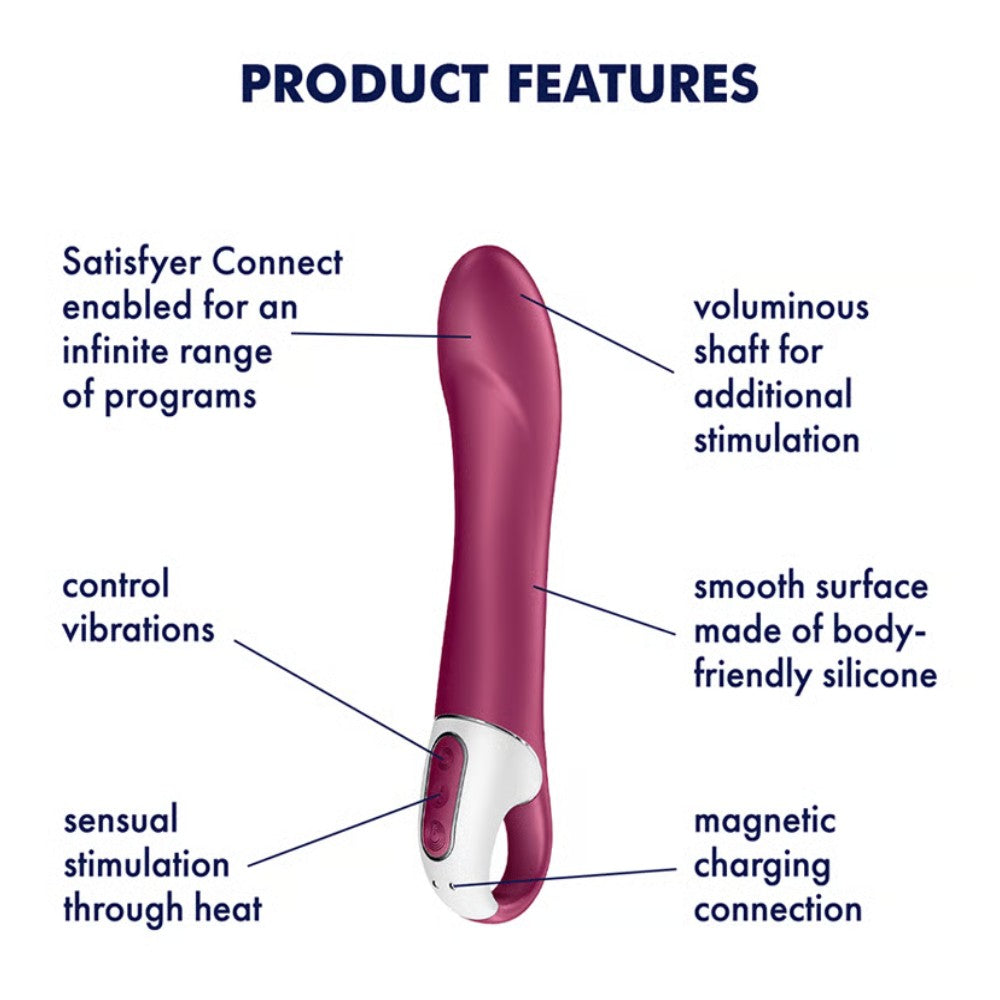 Satisfyer Big Heat G-Spot Telefon Kontrollü Isıtmalı Vibratör
