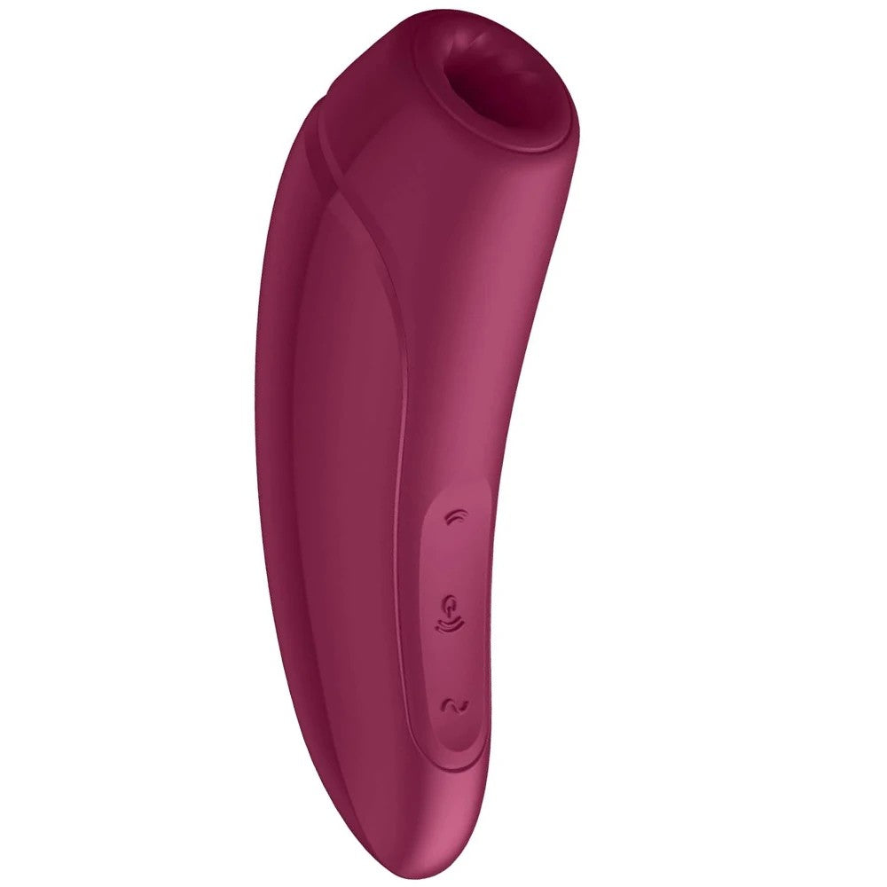 Satisfyer Curvy 1+ Pressure Wave Telefon Kontrollü Emiş Vibratör Red
