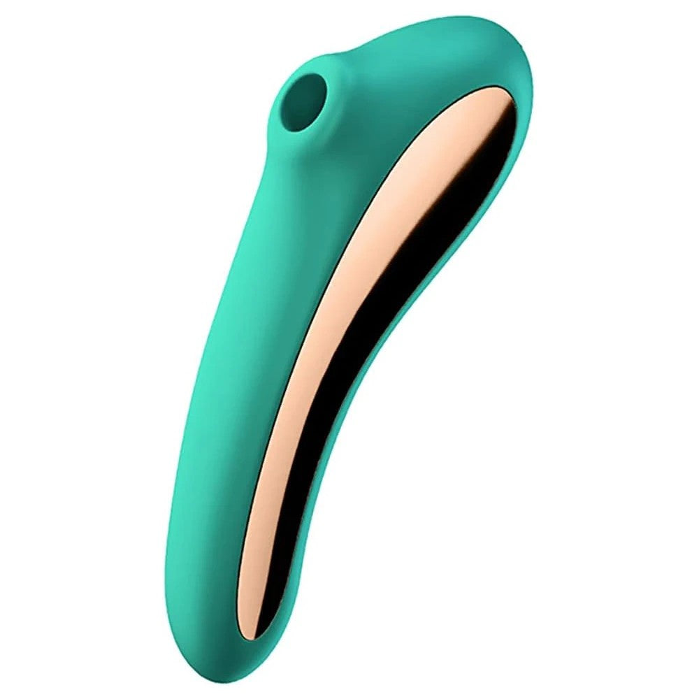 Satisfyer Dual Kiss Telefon Kontrollü Emiş Güçlü Vibratör Green