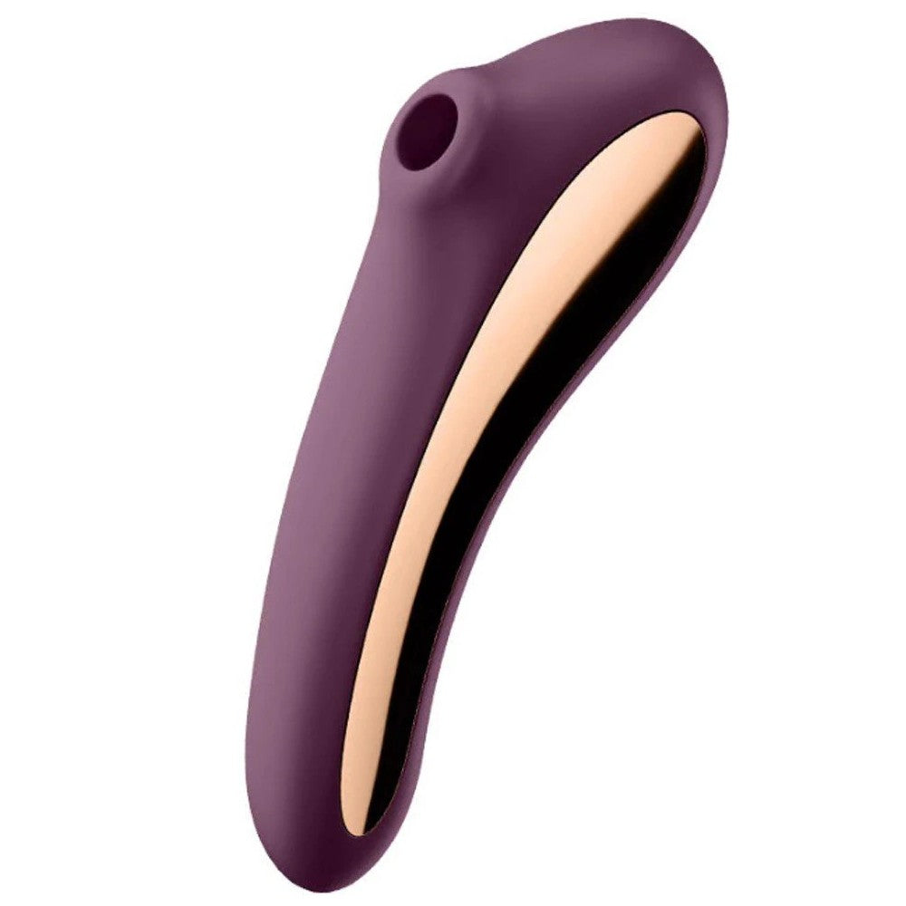 Satisfyer Dual Kiss Telefon Kontrollü Emiş Güçlü Vibratör Purple
