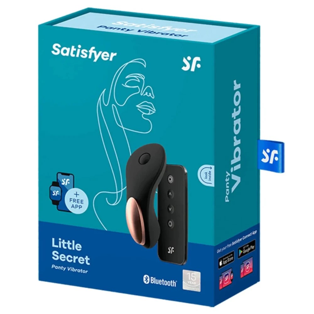 Satisfyer Little Secret Telefon Kontrollü ve Uzaktan Kumandalı Giyilebilir Vibratör