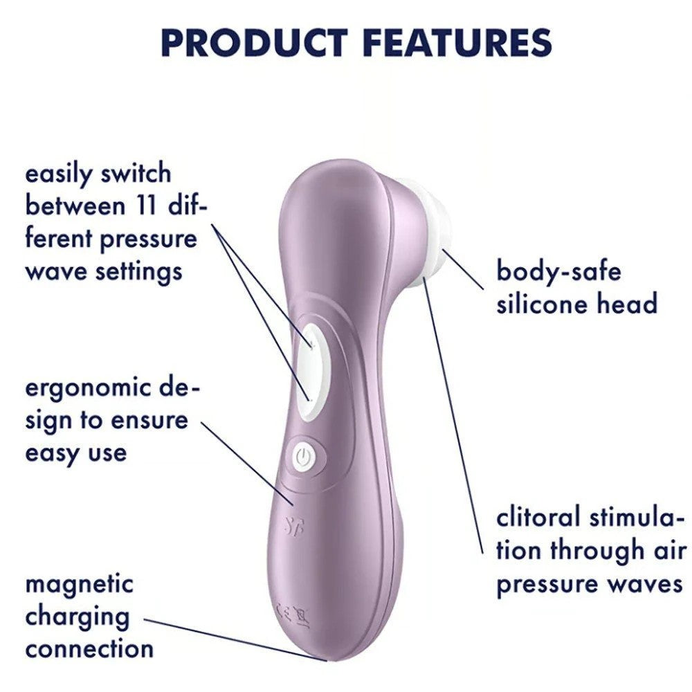 Satisfyer Pro 2 Generation 2 Pressure Wave Emiş Güçlü Vibratör Lilac