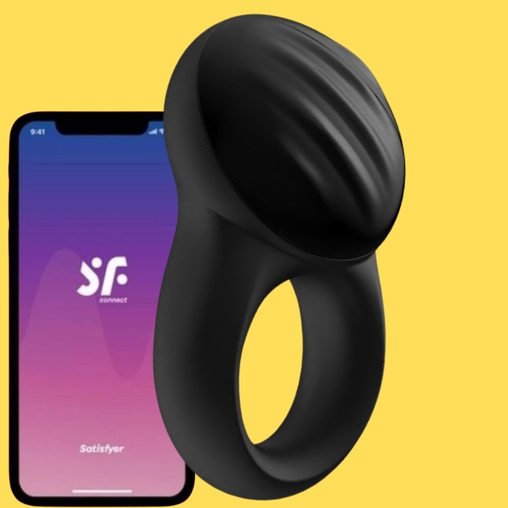 Satisfyer Signet Ring Connect App Telefon Kontrollü Penis Halkası