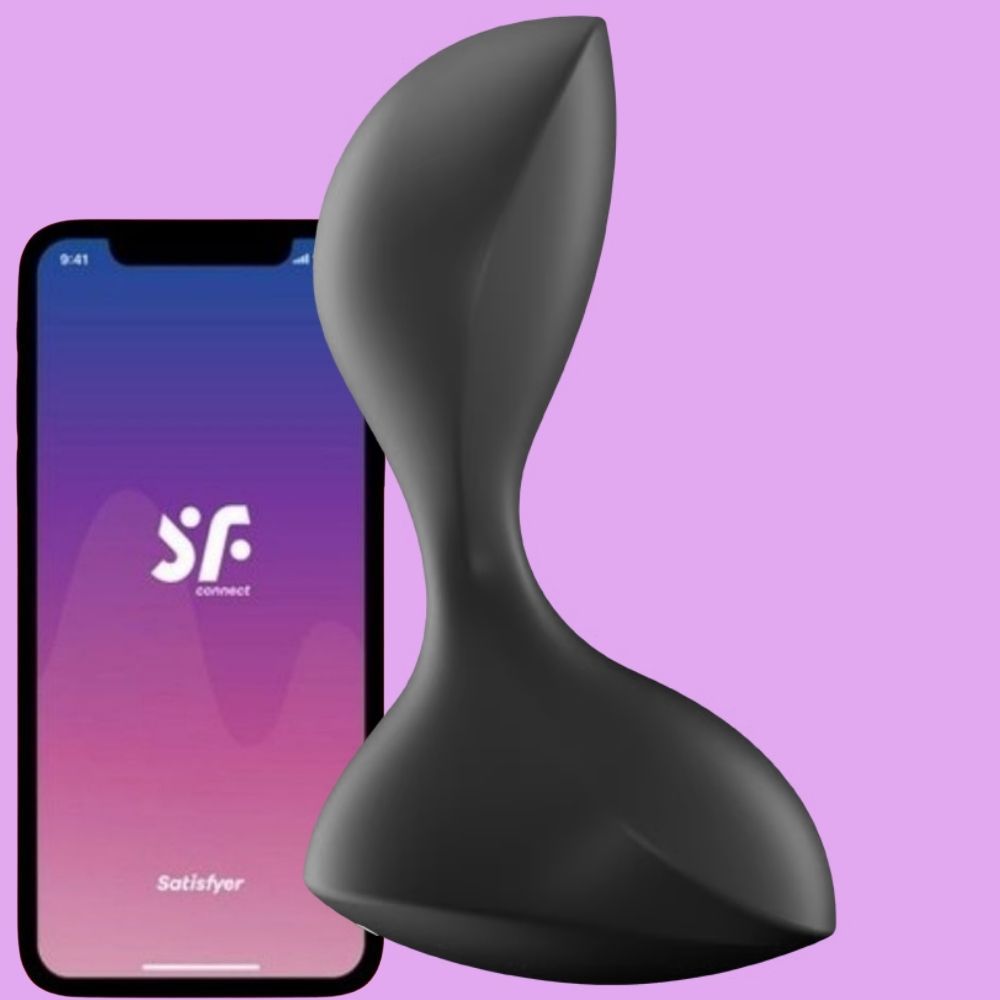 Satisfyer Sweet Seal Telefon Kontrollü Plug Vibrator Black