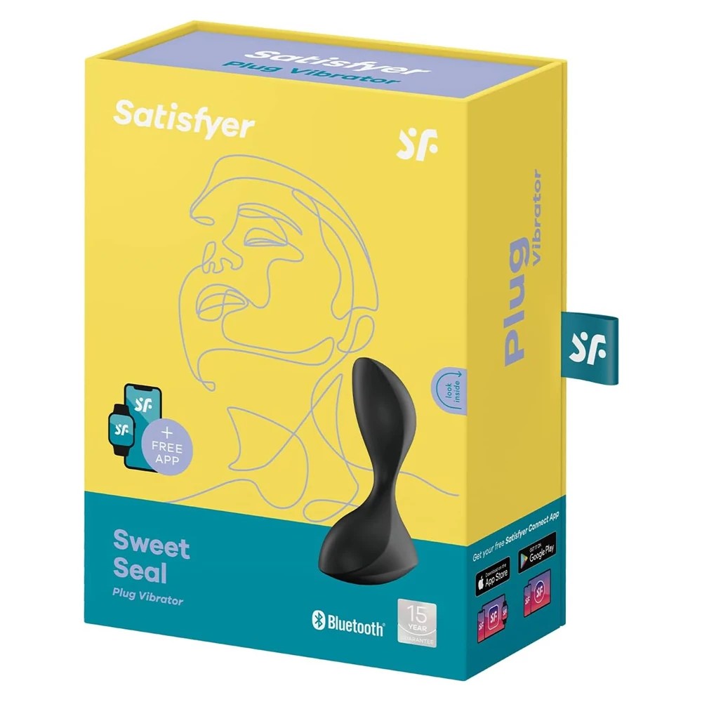 Satisfyer Sweet Seal Telefon Kontrollü Plug Vibrator Black