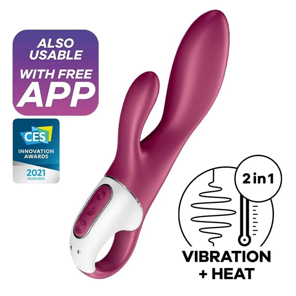 Satisfyer Heated Affair Isıtmalı ve Telefon Kontrollü Rabbit Vibratör