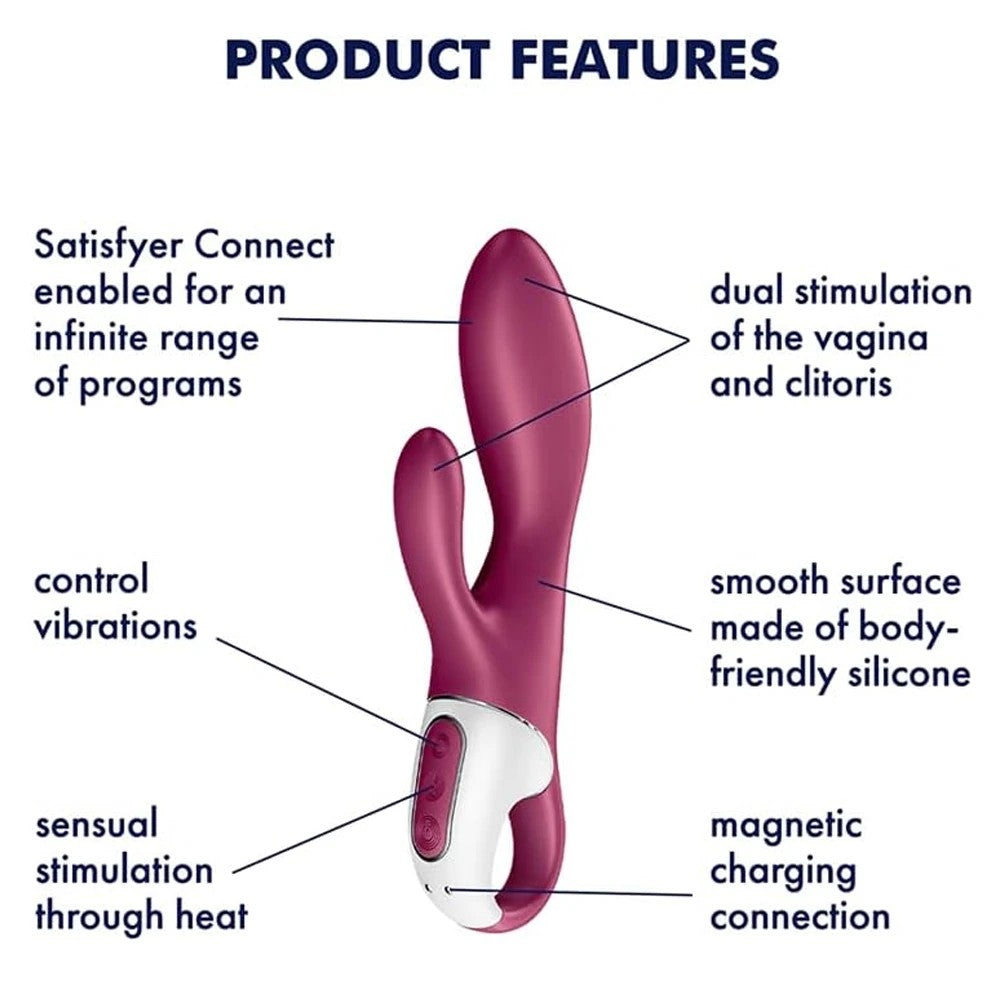 Satisfyer Heated Affair Isıtmalı ve Telefon Kontrollü Rabbit Vibratör