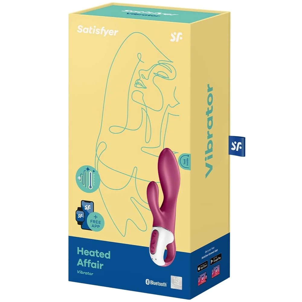 Satisfyer Heated Affair Isıtmalı ve Telefon Kontrollü Rabbit Vibratör