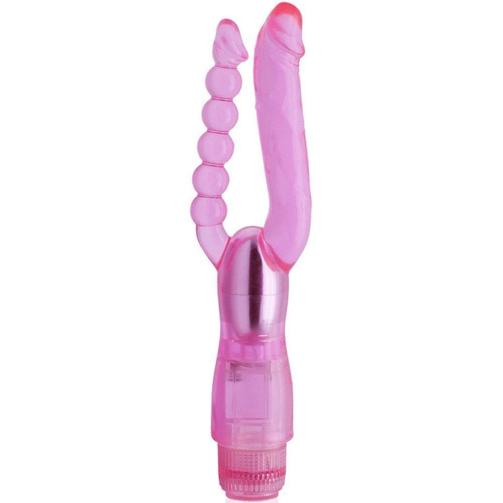Seven Creations Xcel Double Trouble Çift Penetrasyon Vibratör Pink