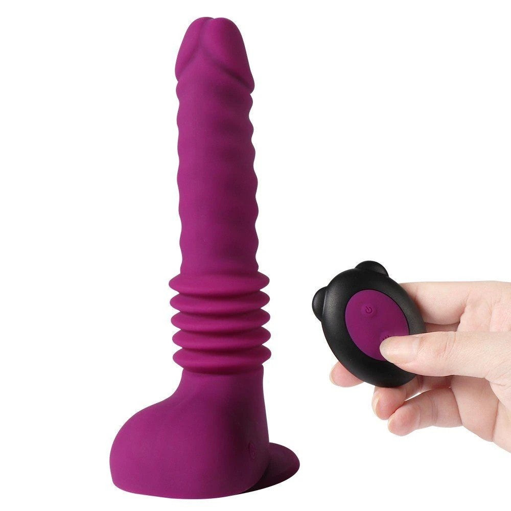 Shequ İsaiah Thrusting Dildo İleri Geri Hareketli Vibratör SQ-V1066