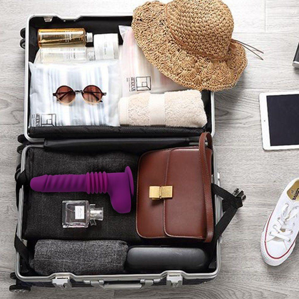 Shequ İsaiah Thrusting Dildo İleri Geri Hareketli Vibratör SQ-V1066