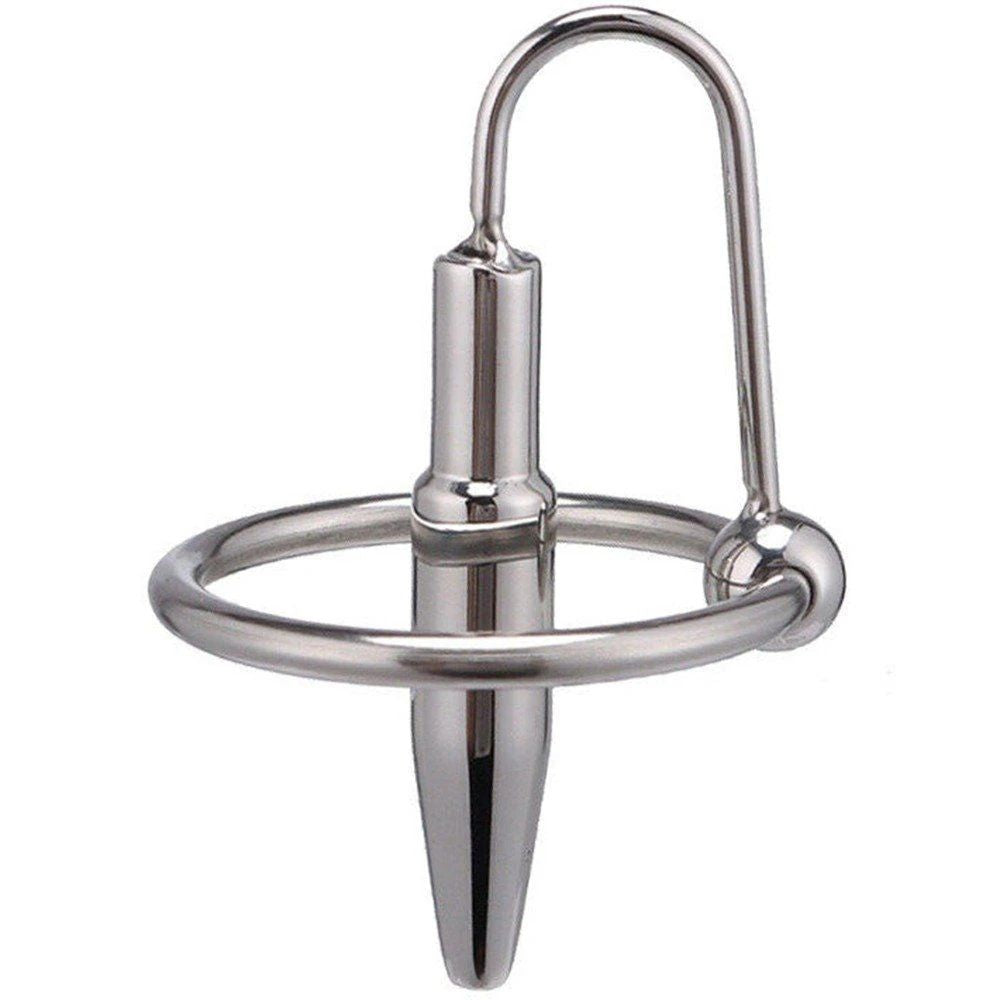 Steel Power Tool W Pens Halkası Penis Plug 30 mm