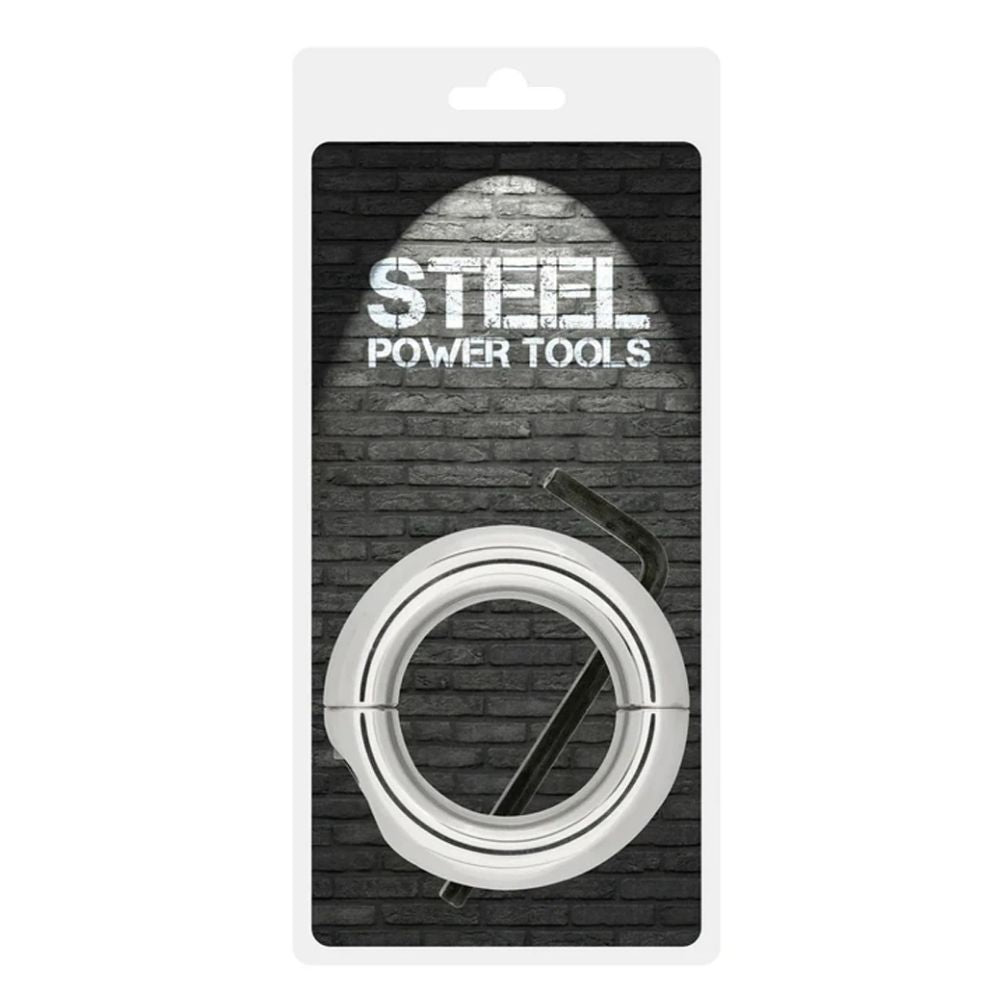 Steel Power Tools Ballstretcher Metal Penis Halkası 33 mm
