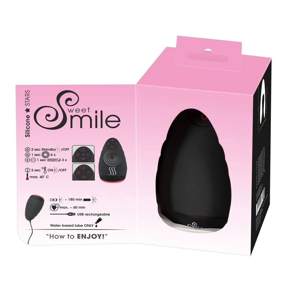 Sweet Smile Warming Function and Vibration Masturbator