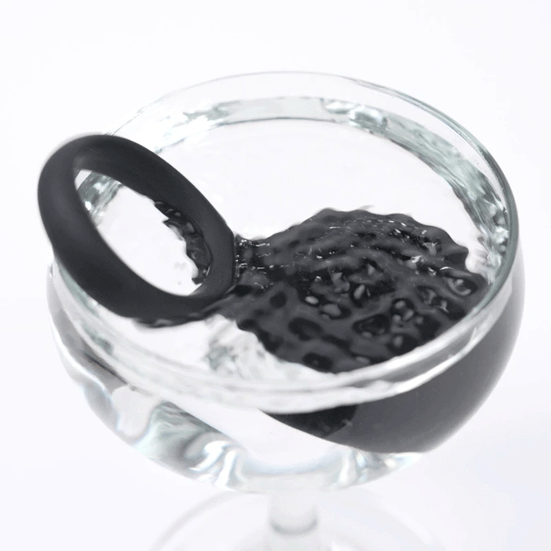 Svakom Tyler Dokulu Başlıklı Titreşimli Penis Halkası Black