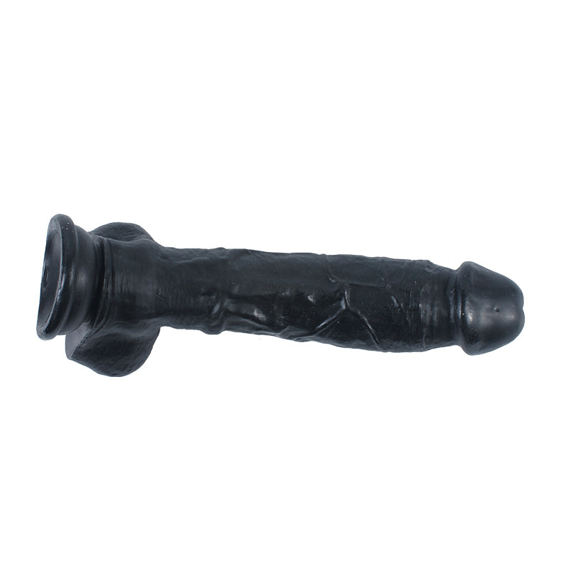 Xise Dildo Series Adonis 18 cm Belden Bağlamalı Realistik Zenci Penis XS-WBC10018 Black