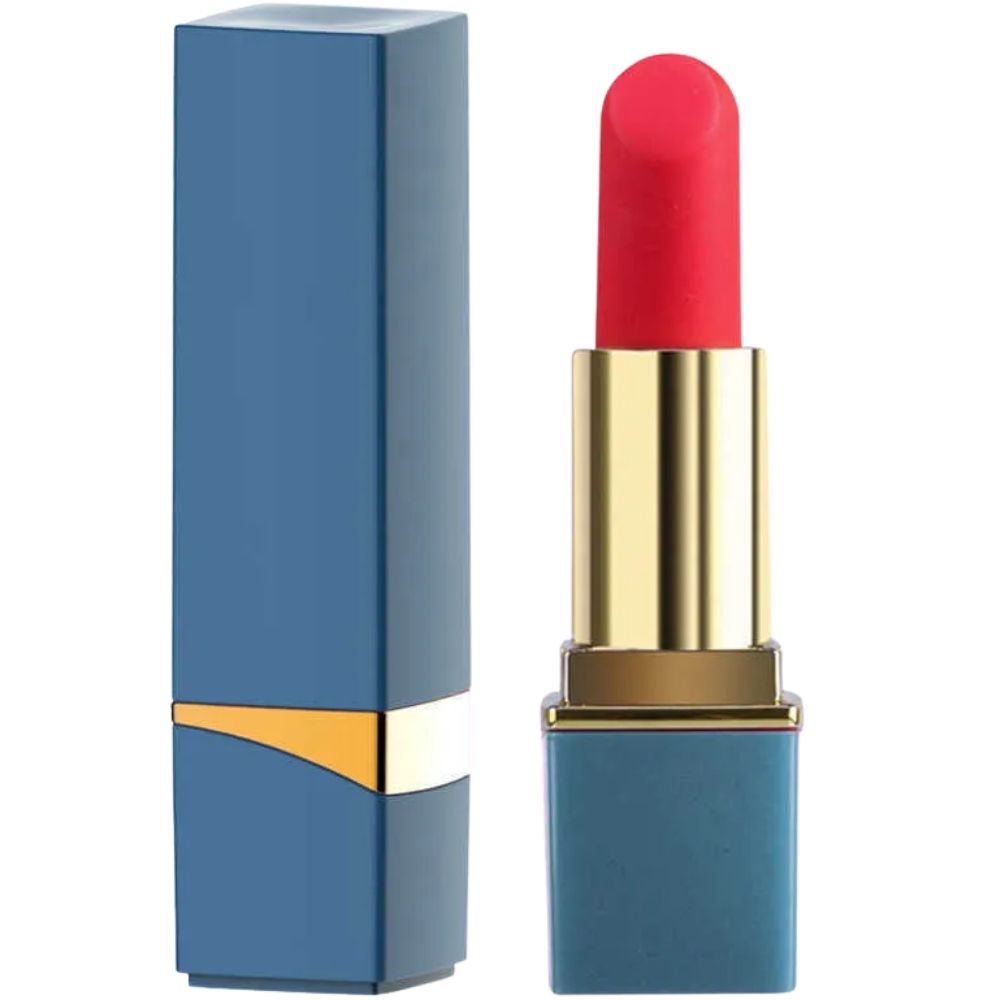 Lipstick Usb Şarjlı 10 Mod Ruj Vibratör Blue