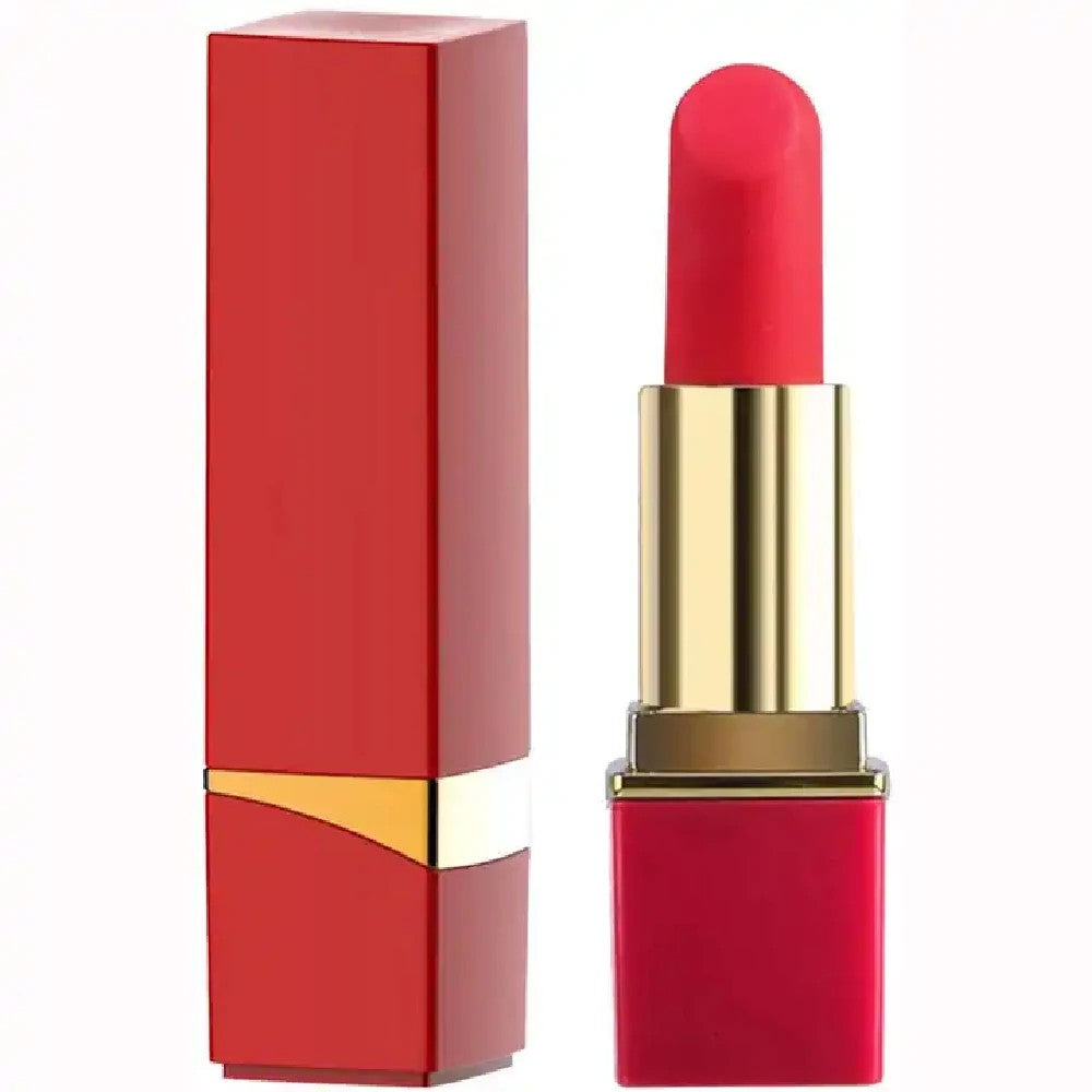 Lipstick Usb Şarjlı 10 Mod Ruj Vibratör Red