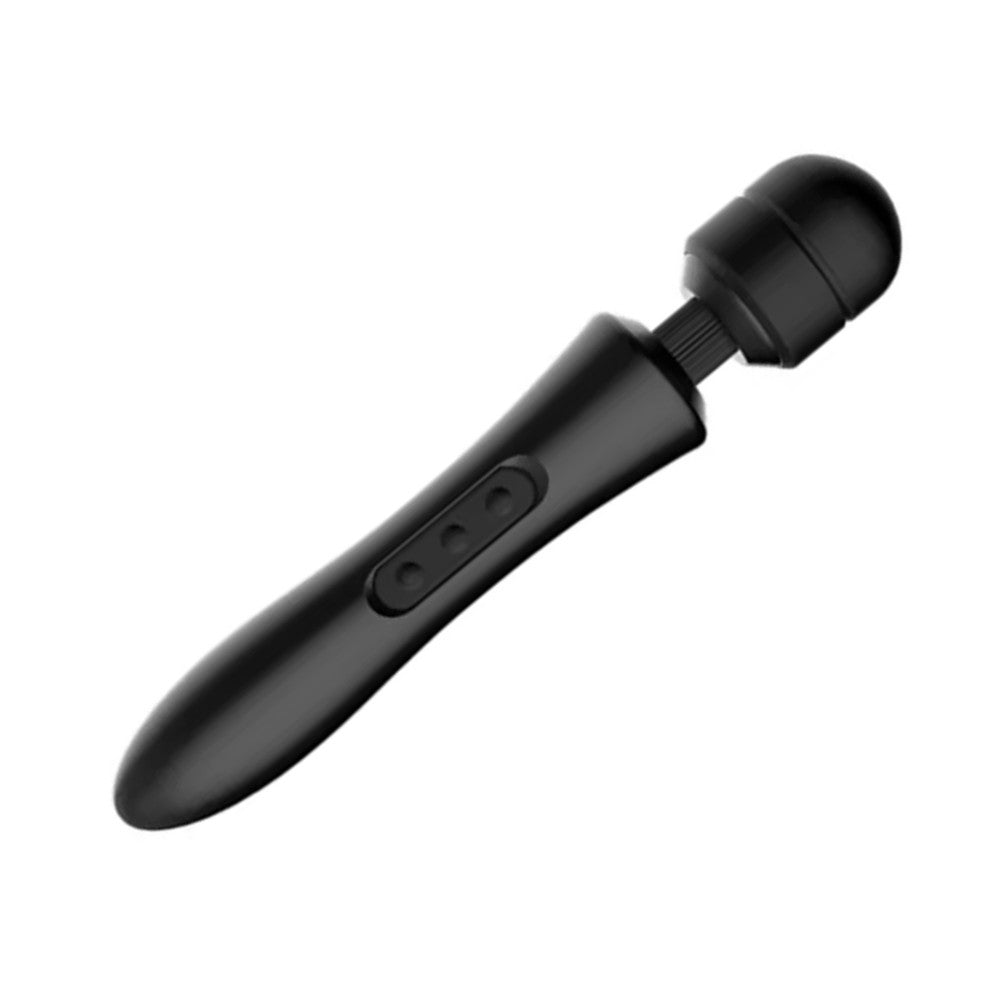 Power Massager Magic Wand Masaj Aleti Vibrator Black