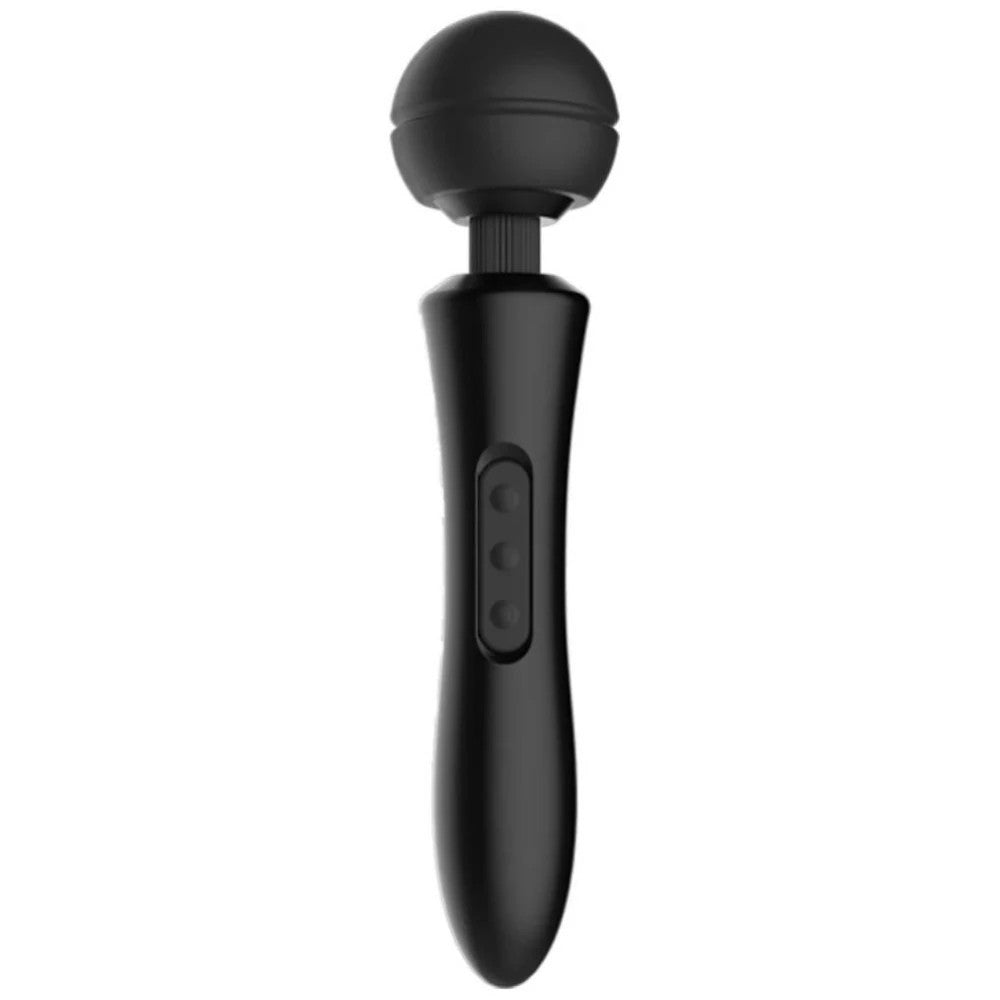 Sexual World Magic Wand Slide Massager Masaj Wand Vibratör Black