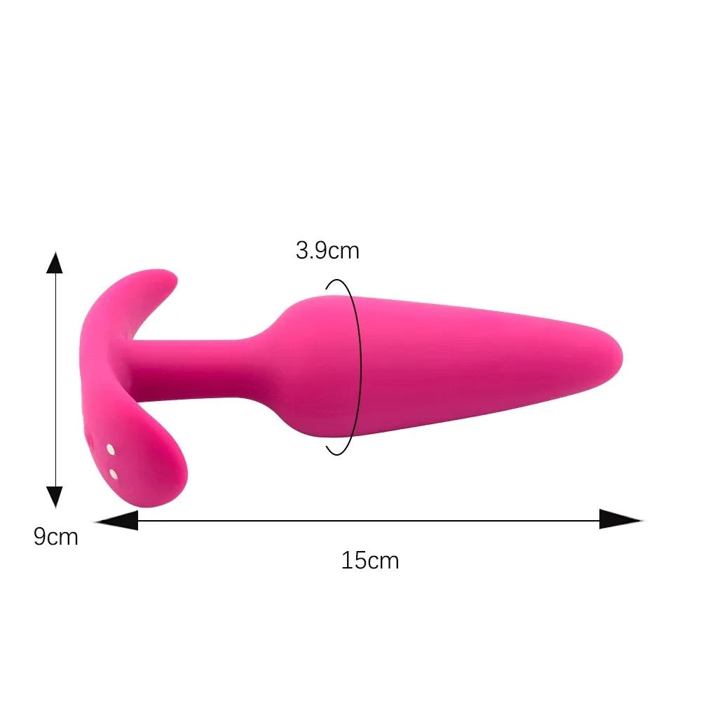 Nano Pure Slicone Remote App Control Anal Vibrator Rose