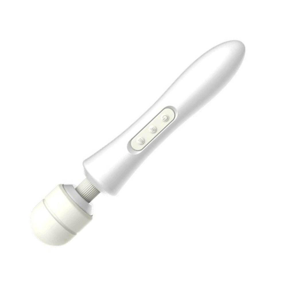 Power Massager Magic Wand Masaj Aleti Vibrator White