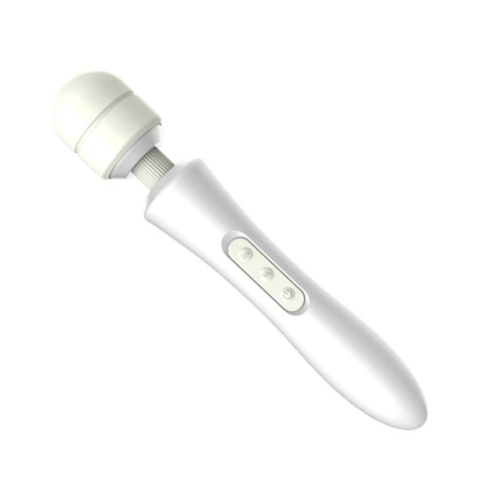 Power Massager Magic Wand Masaj Aleti Vibrator White