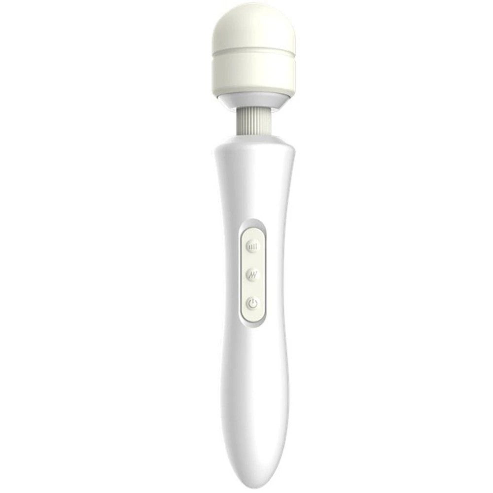 Power Massager Magic Wand Masaj Aleti Vibrator White