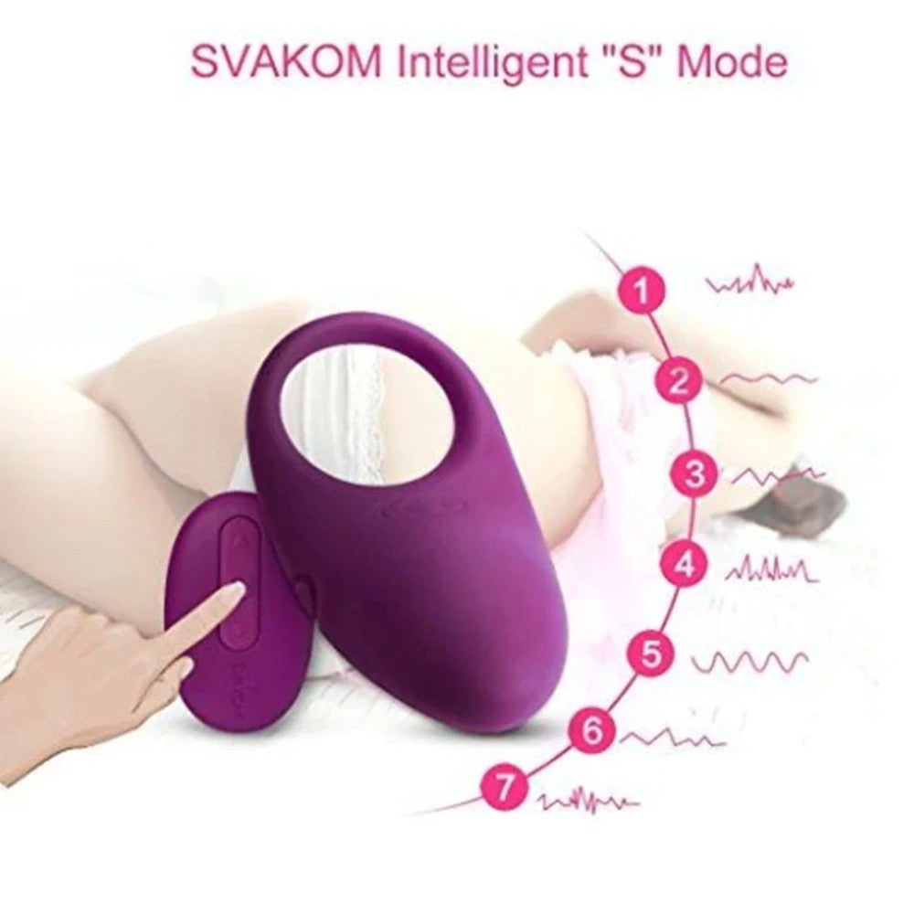 Svakom Winni Uzaktan Kumandalı Titreşimli Penis Halkası