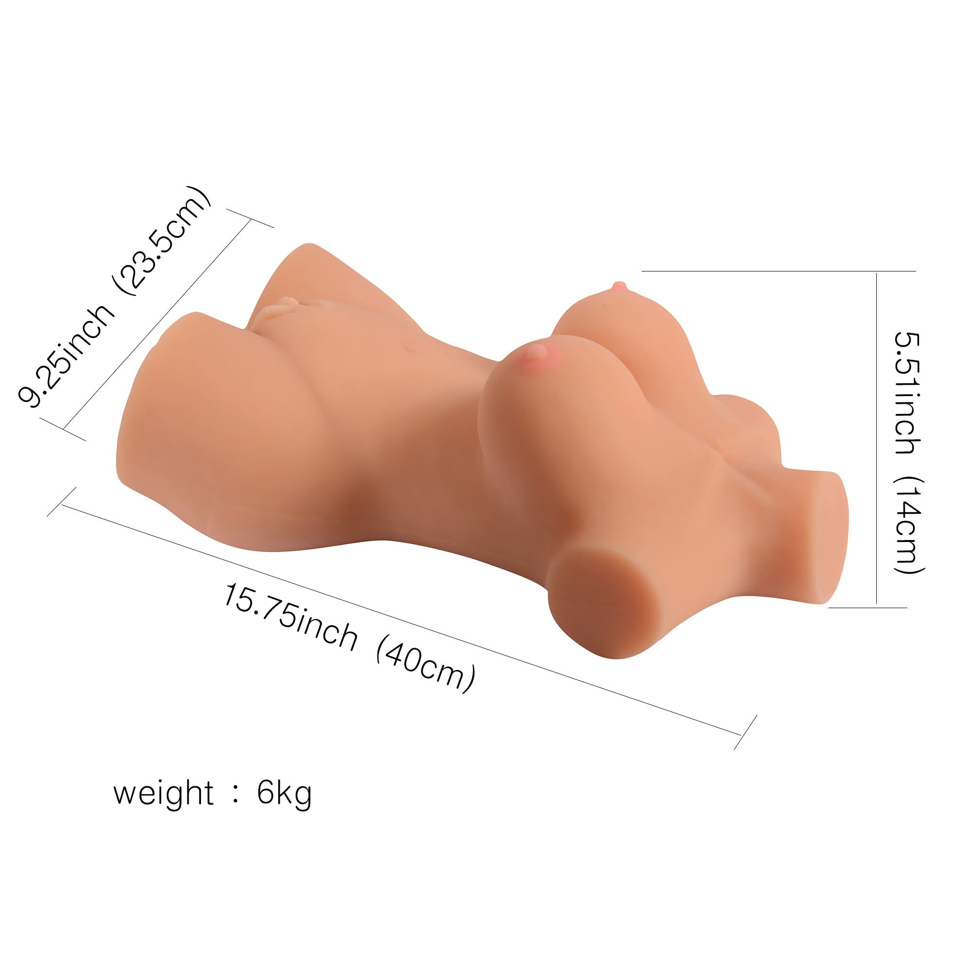 Xise Busty Lady Silicone Body Slut Realistik Vücut Masturbator XS-MA30003