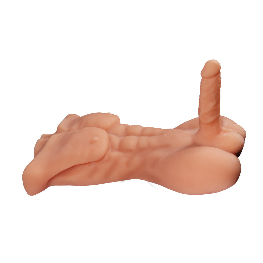 Xise Daniel Yarım Vücut Realistik Penisli Erkek Masturbator XS-MA30008 Flesh