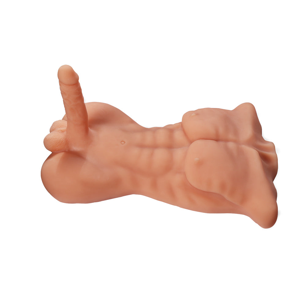 Xise Daniel Yarım Vücut Realistik Penisli Erkek Masturbator XS-MA30008 Flesh