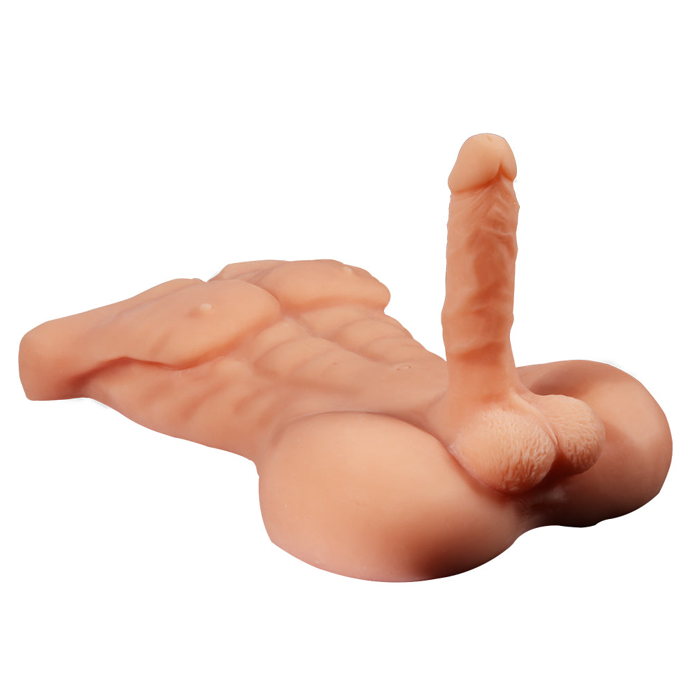 Xise Daniel Yarım Vücut Realistik Penisli Erkek Masturbator XS-MA30008 Flesh