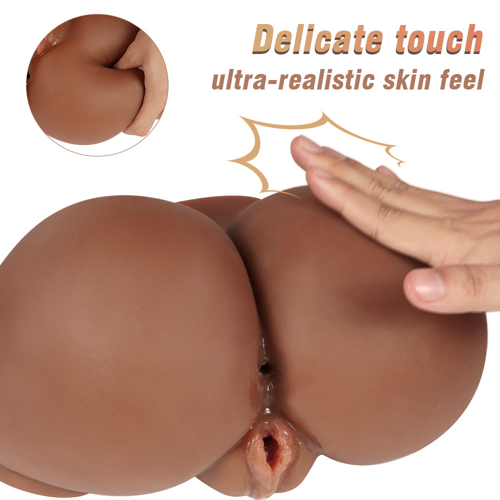 Xise Emily Silicone Hip Pussy Realistik Büyük Kalça XS-MA50001 Large Black