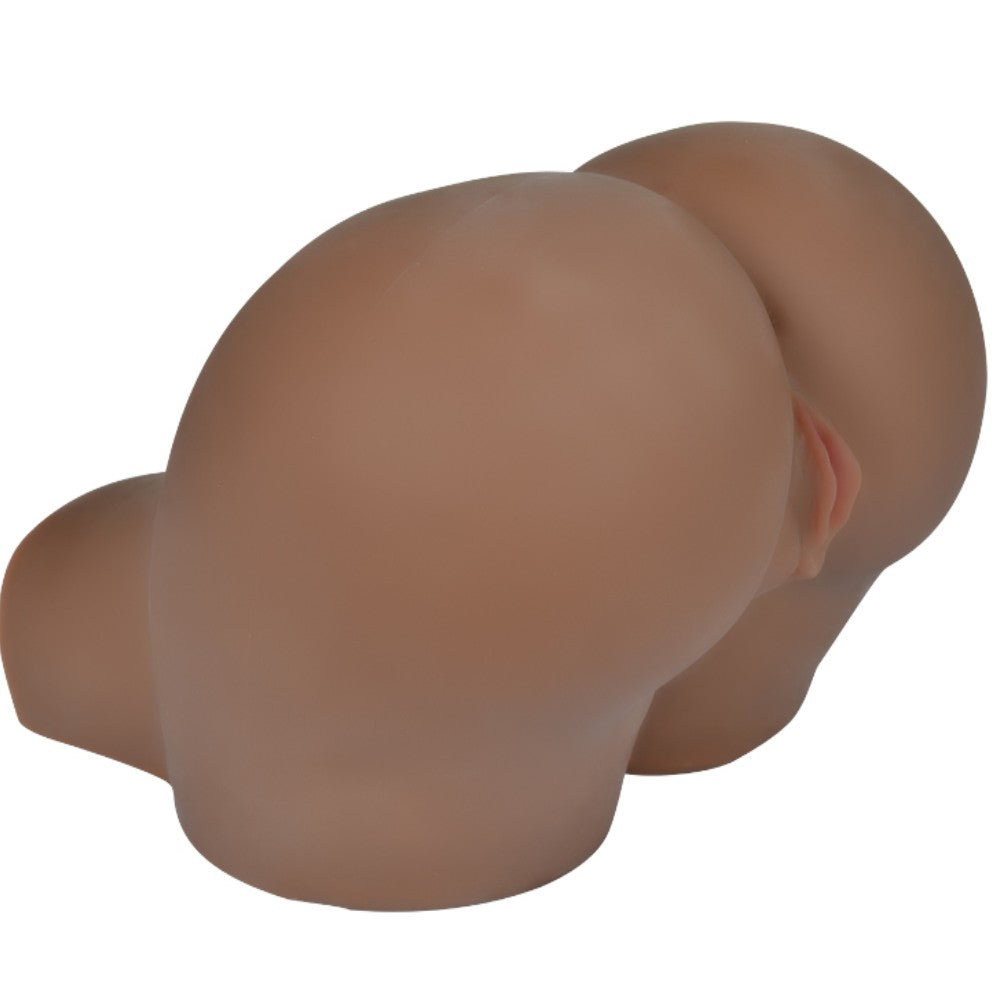 Xise Huge Solid Natural Doku Gerçek Ebatlarda Realistik Kalça XS-MA50017 Brown