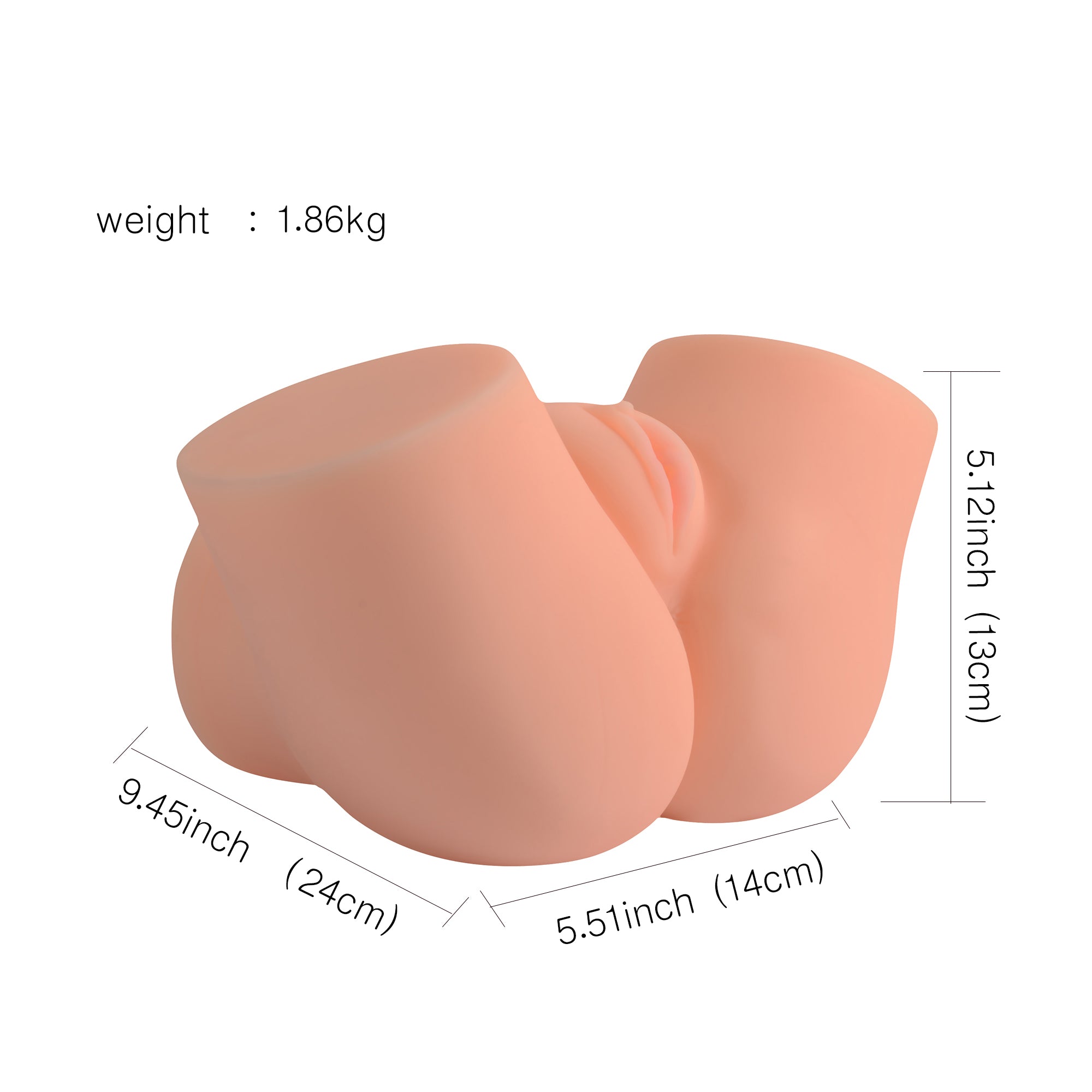 Xise Katherine Boby İki İşlevli Realistik Kalça Masturbator XS-MA50013-S