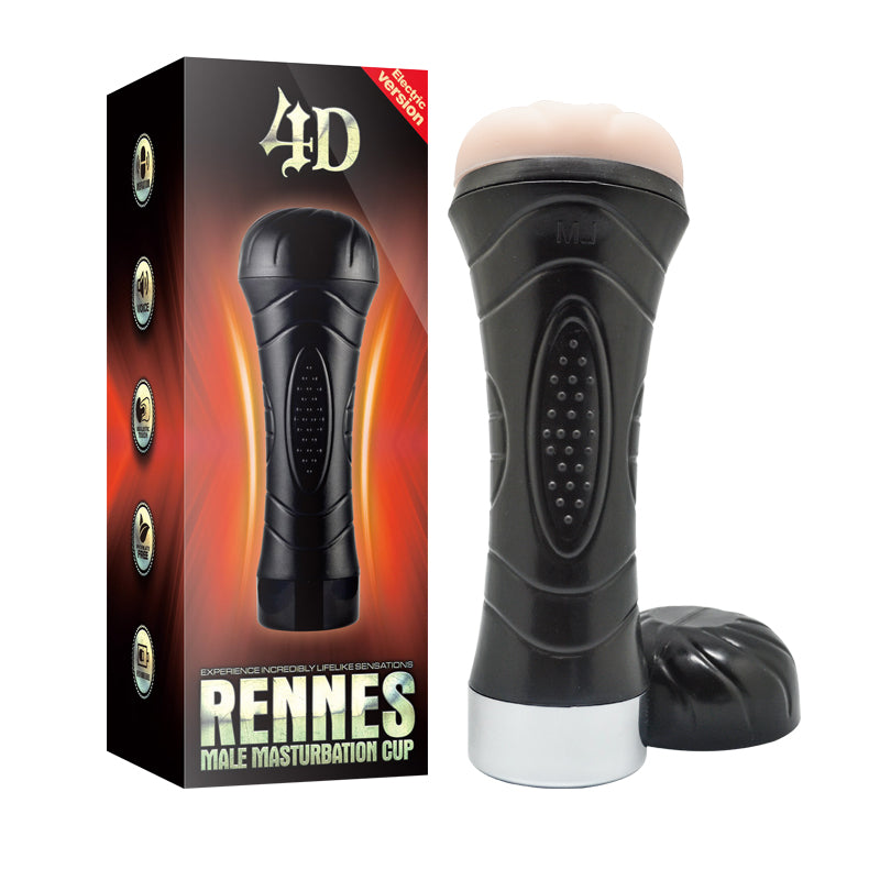 Shequ Rennes 4D Vibrating Masturbation Titreşimli Realistik Vajina XS-MA70001