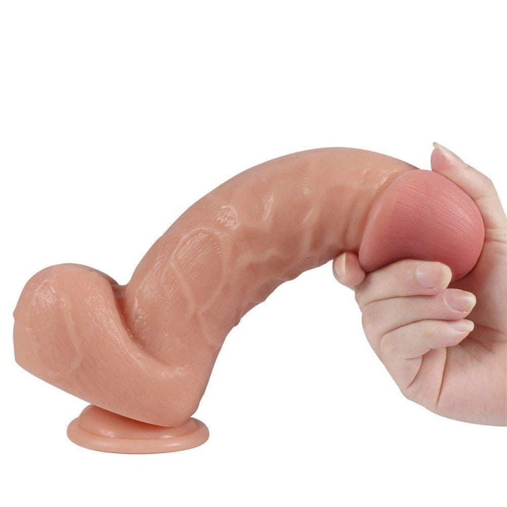 Xise Dildo Series X-Men Flexible Kalın Realistik Penis XS-WBC10011 Flesh