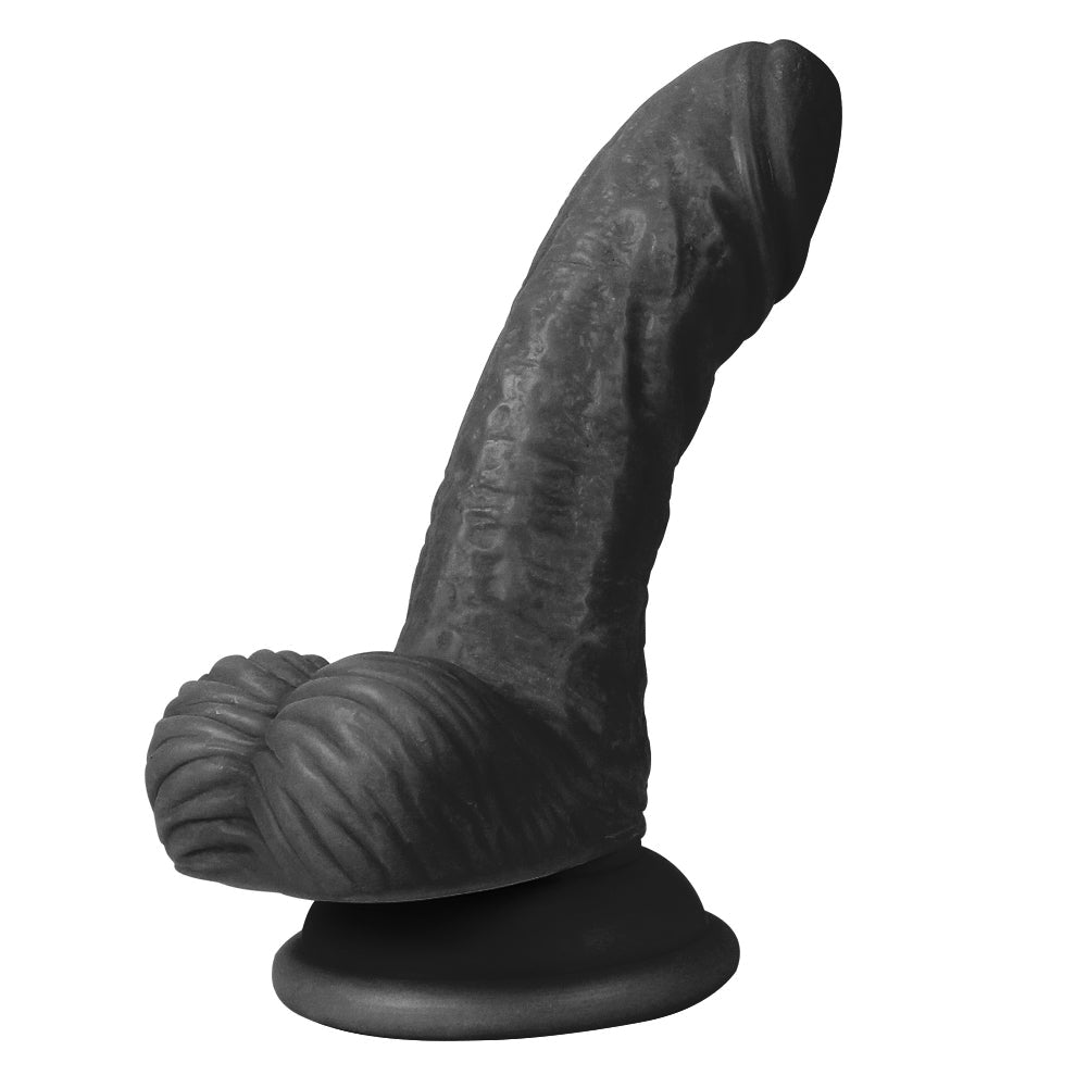 Xise Dildo Series Vincy 13 cm Belden Bağlamalı Anal ve Vajinal Realistik Penis XS-WBC10015 Black