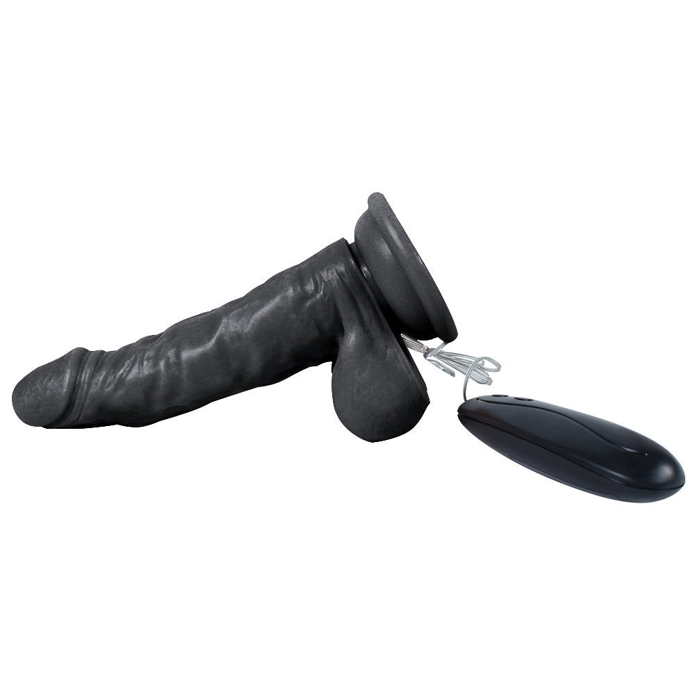 Dildo Series Hunk Eagle 17 cm Titreşimli Realistik Penis XS-WBC10034-V Black