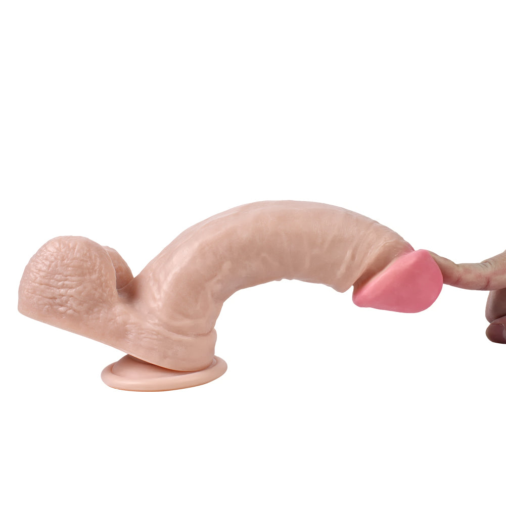 Xise Dildo Series Wolf King 22 cm Realistik Penis XS-WBC10036 Flesh