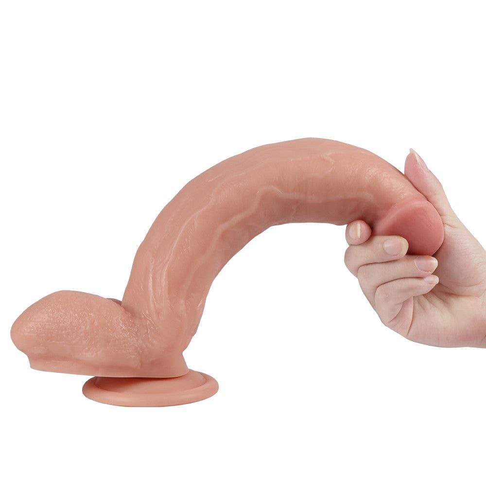 Xise Dildo Series Blade Master Büyük Belden Bağlamalı Realistik Penis XS-WBC10040 Flesh