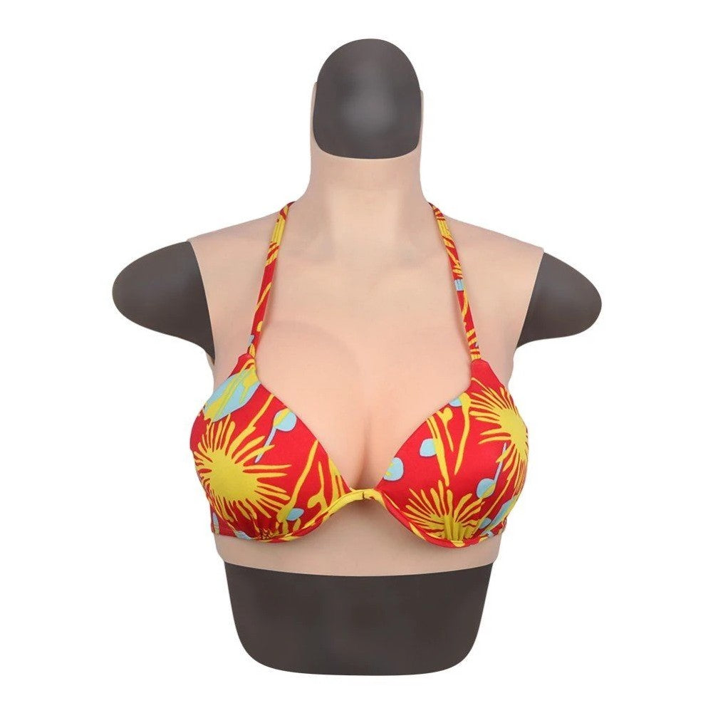 Bodysuit Crossdresser Giyilebilir Silikon Takma Göğüs Cup C B-HG10