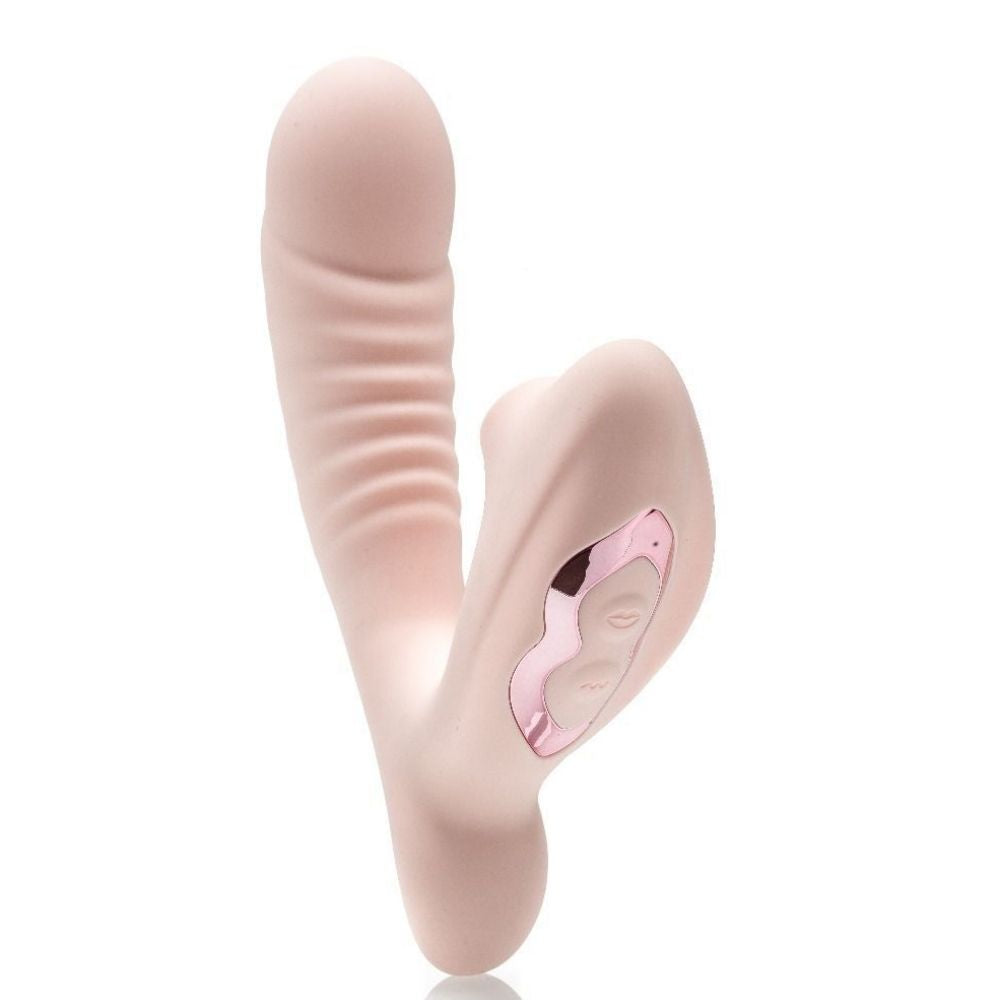 Zenn Strong Suction G-spot Emiş Güçlü Vibrator Bej